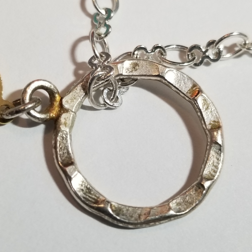 Infinity Symbol Necklace Thread Through Clear Bri… - image 8